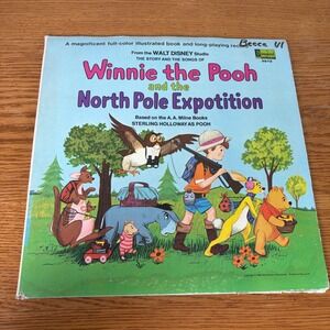 Vintage 1968 Disneyland Records Winnie the Pooh and the North Pole Expotition